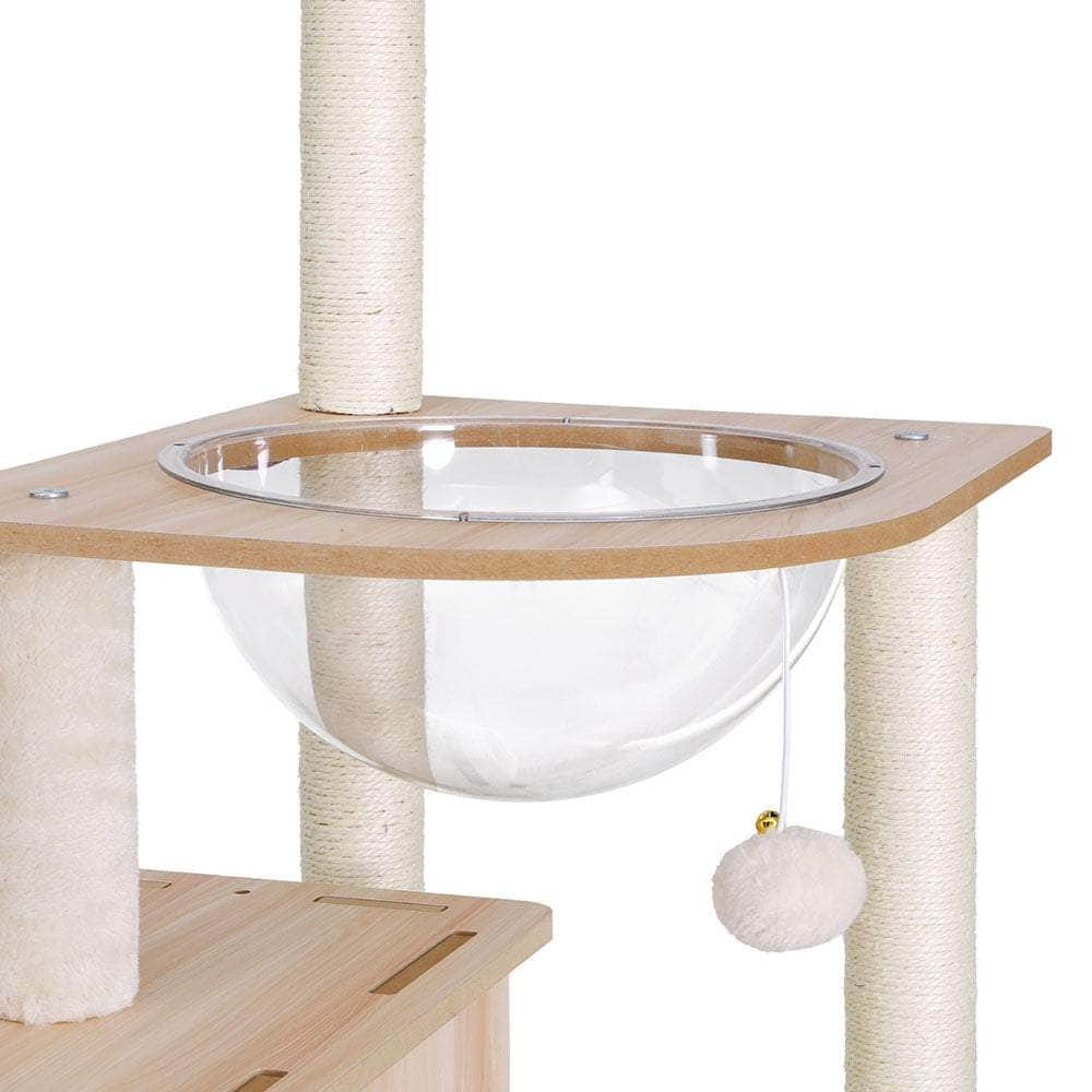 Cat Tree Tower 142cm Scratcher Condo House