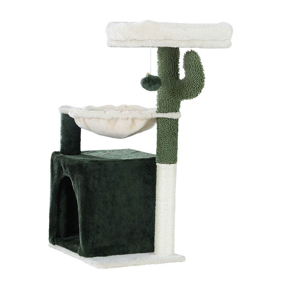 Cat Tree Tower Scratching Post Scratcher Wood Condo Bed House Toys 70Cm