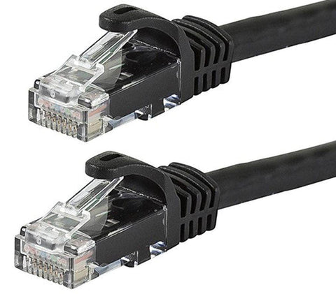 Cat6 Cable 0.25M - Black Premium Ethernet Lan Patch Cord