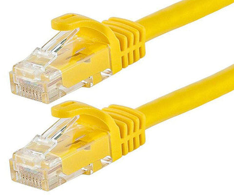 Cat6 Cable 1M - Yellow Rj45 Ethernet Patch Cord