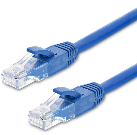 Cat6 Cable 50M - Blue Rj45 Ethernet Patch Cord (Cca Pvc Jacket)