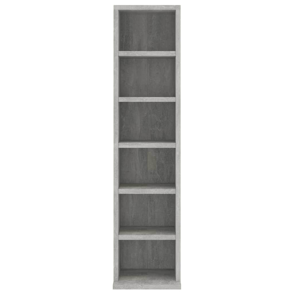 CD Cabinet Concrete Grey Chipboard