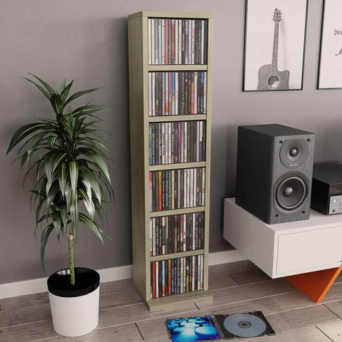 CD Cabinet Sonoma Oak  Chipboard