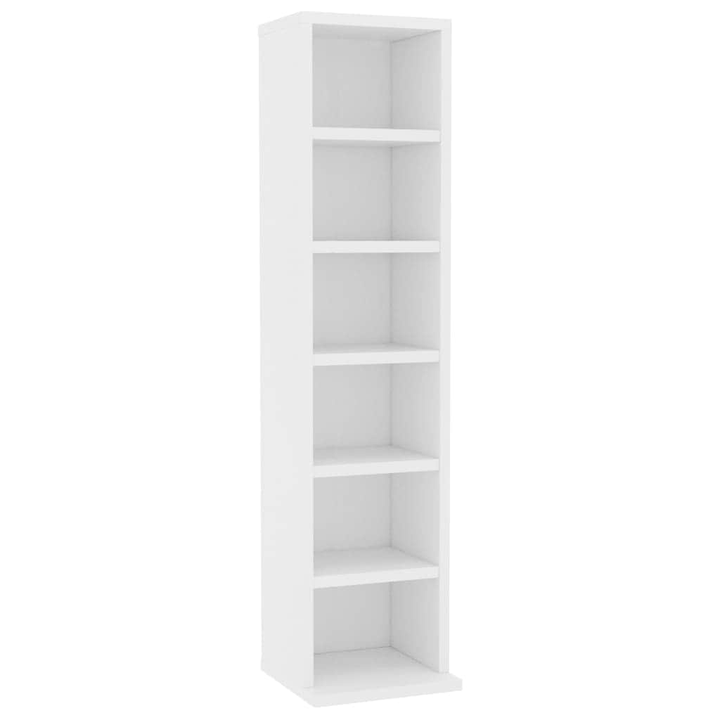 CD Cabinet White Chipboard