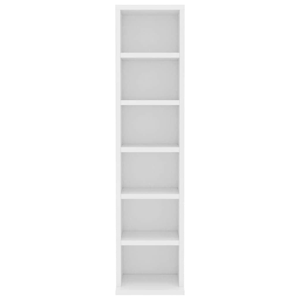 CD Cabinet White Chipboard