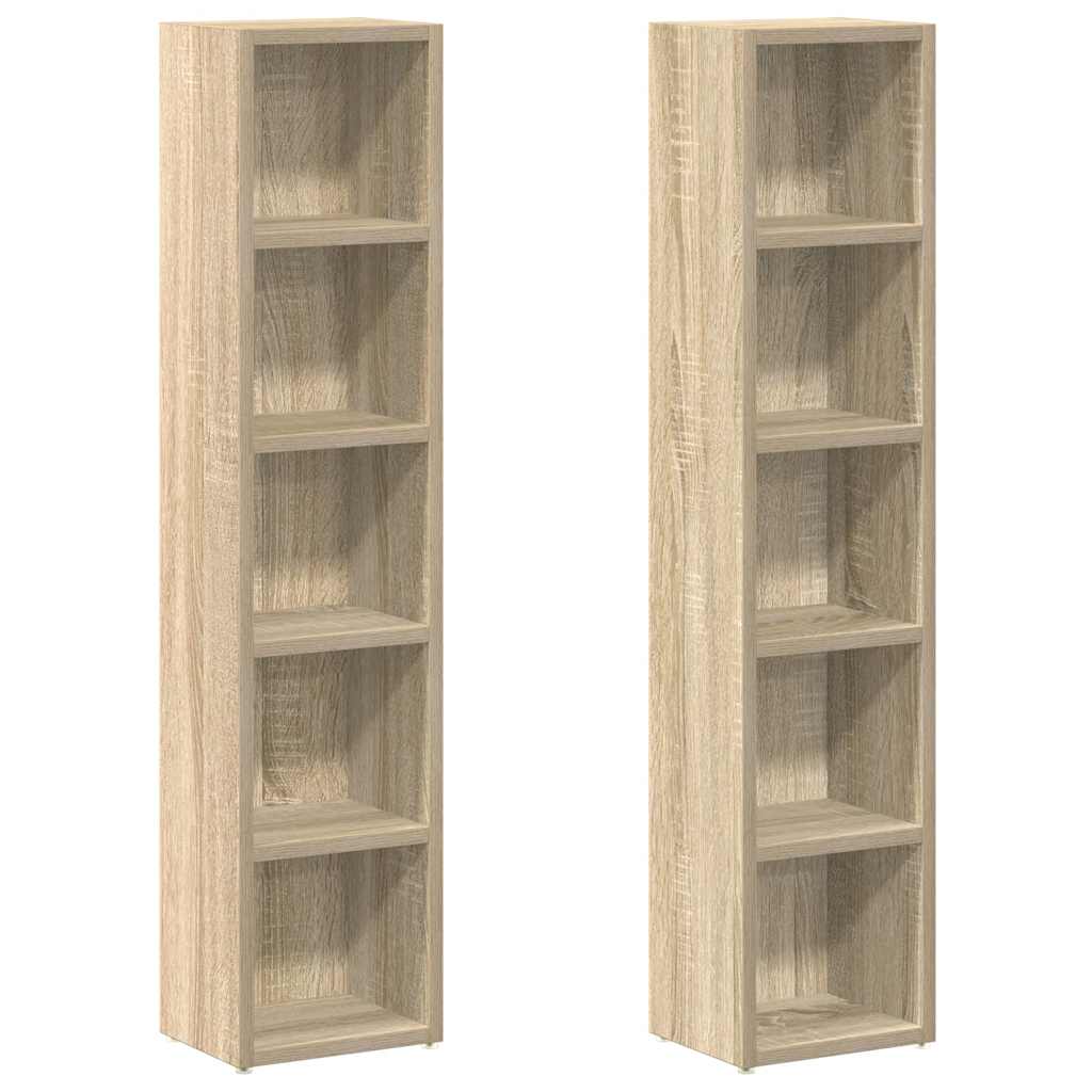 CD Cabinets 2 pcs Sonoma Oak Engineered Wood