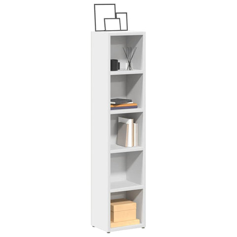 CD Cabinets 2 pcs White Engineered Wood