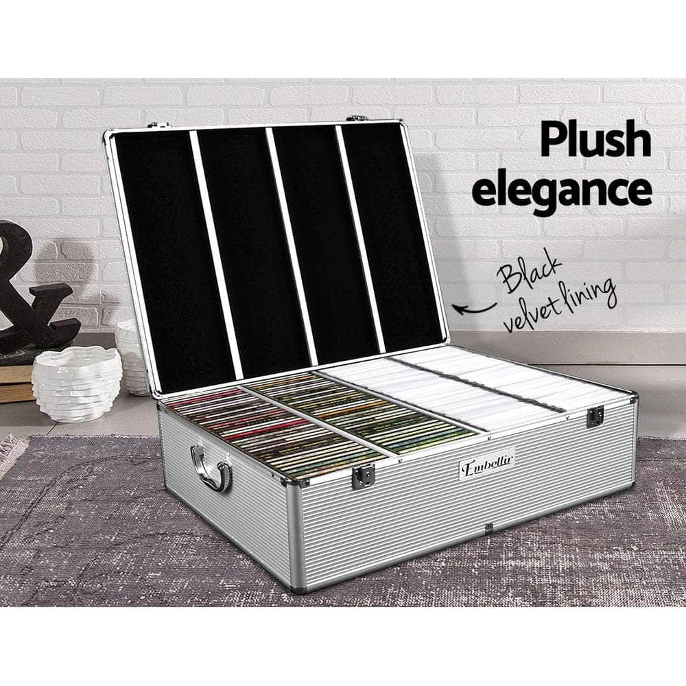 Cd Case Dvd Cases Storage Box 1000 Discs Aluminium Case Dvd Folders