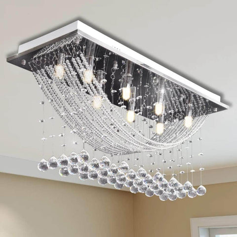 Ceiling Lap with Glittering Glass Crystal Beads G9