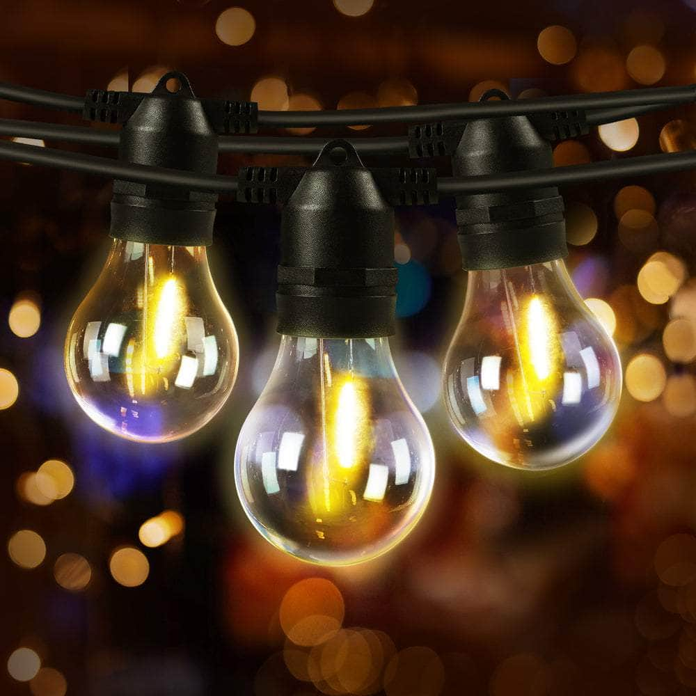 Celebrate in Style: Waterproof 14M Festoon String Lights for Outdoor Christmas