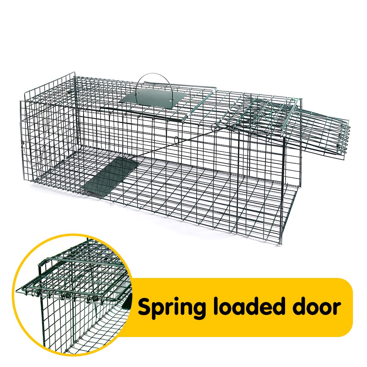 Humane Live Animal Trap Possum Rat Rabbit Hare Catcher Folding Cage