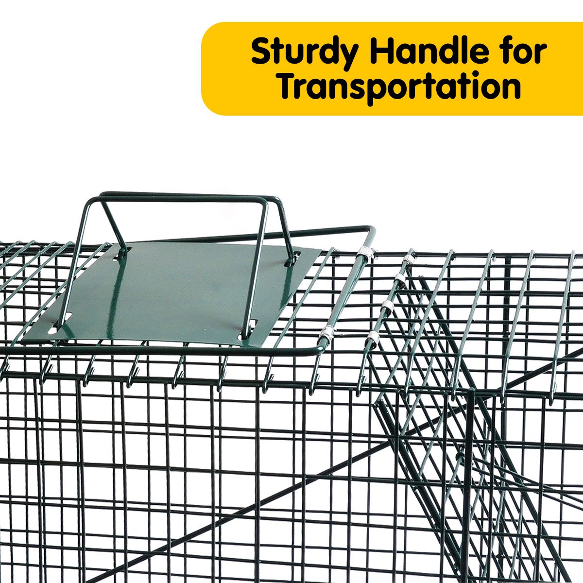 Humane Live Animal Trap Possum Rat Rabbit Hare Catcher Folding Cage