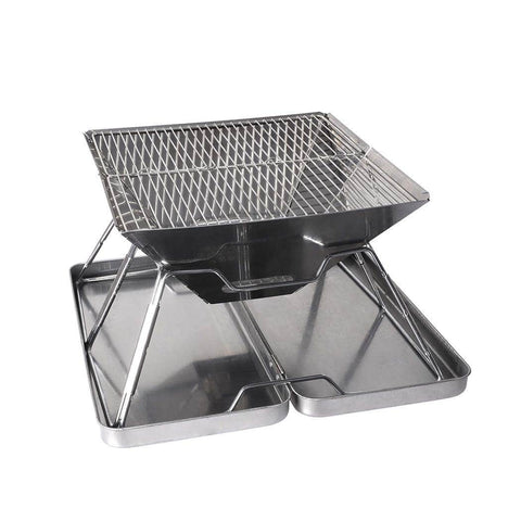 Charcoal bbq grill foldable barbecue