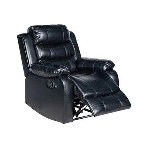 Chelsea Leatherette Recliner With Led Console And Ultra Cushioning