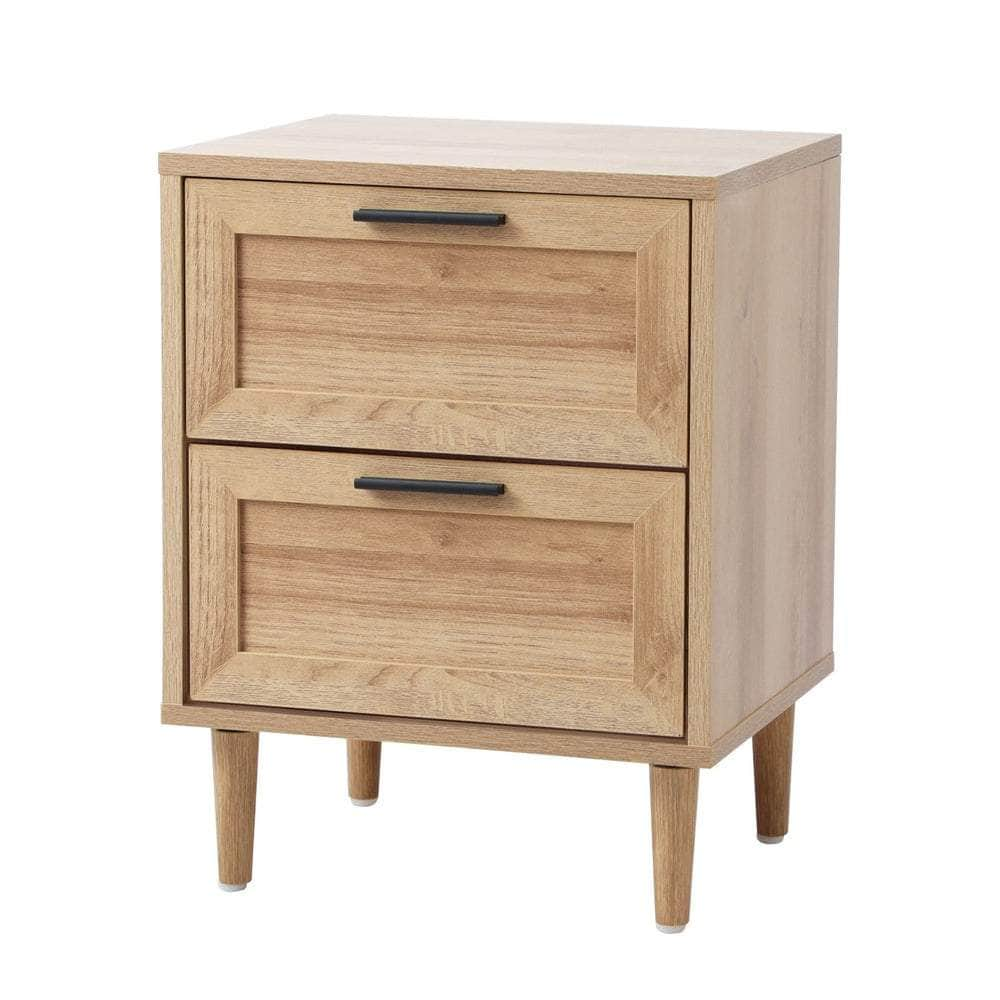 Chest of Drawers and 2 Bedside Tables Bedroom Set