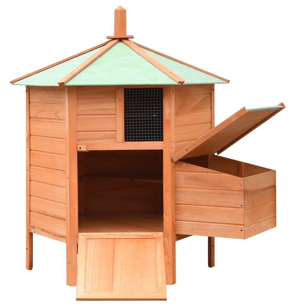 Chicken Cage Solid Pine & Fir Wood M