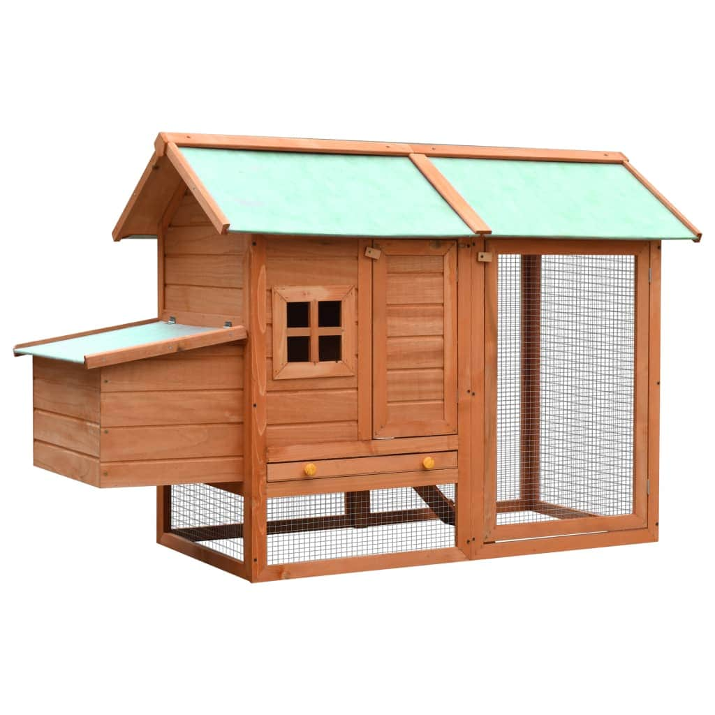 Chicken Cage Solid Pine & Fir Wood S