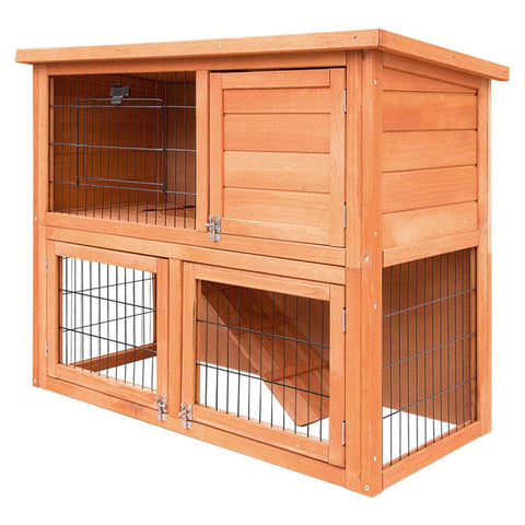 Chicken Coop 88X40X76Cm Rabbit Hutch Large Wooden Run