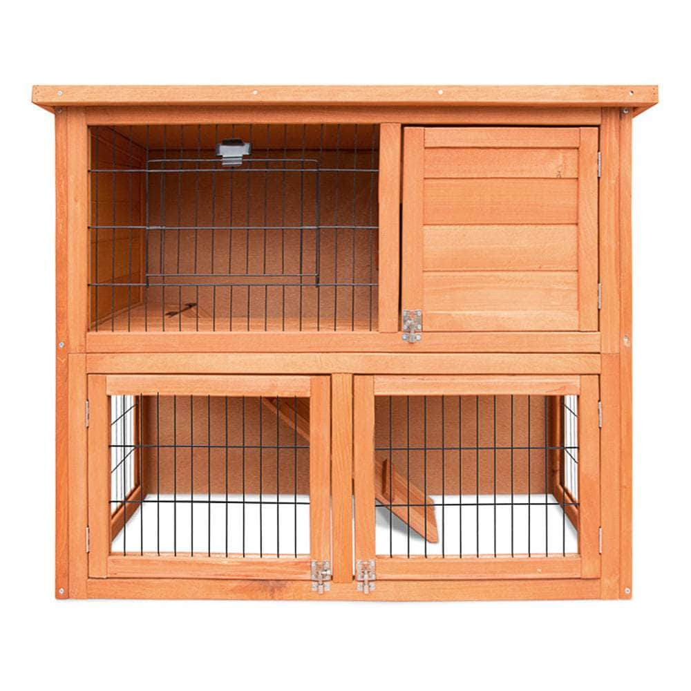 Chicken Coop 88X40X76Cm Rabbit Hutch Large Wooden Run