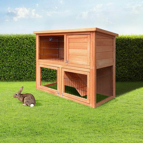 Chicken Coop 88X40X76Cm Rabbit Hutch Large Wooden Run