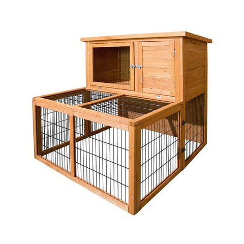 Chicken Coop 96X96X100Cm Rabbit Hutch Large Wooden House