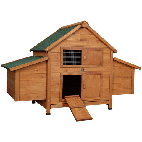 Chicken Coop Rabbit Hutch 150cm x 68cm x 96cm Large Chicken Coop House Run Cage Wooden