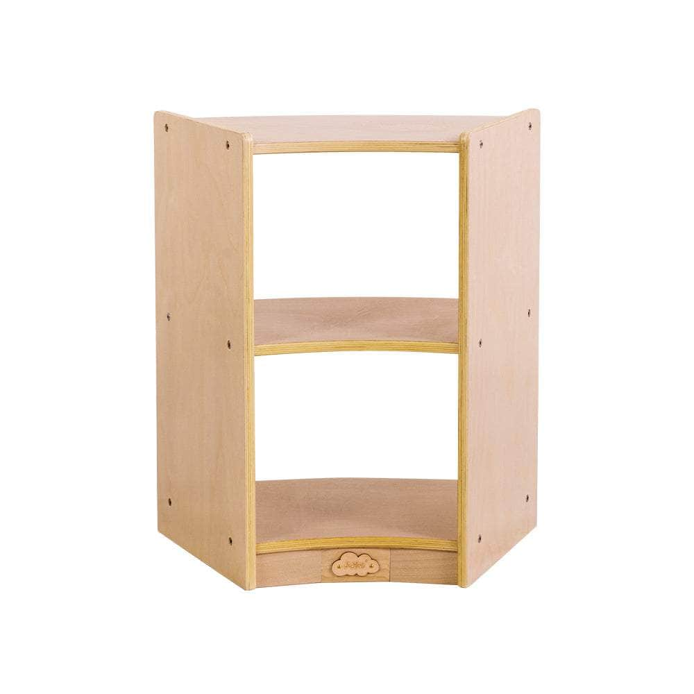 Children Curved Shelf With Open Back - H60.5cm