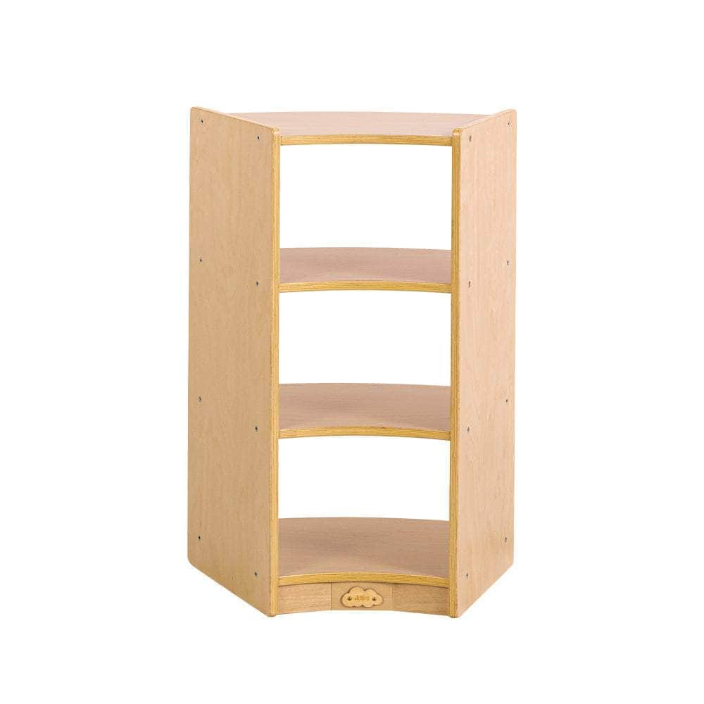 Children Curved Shelf With Open Back - H76cm