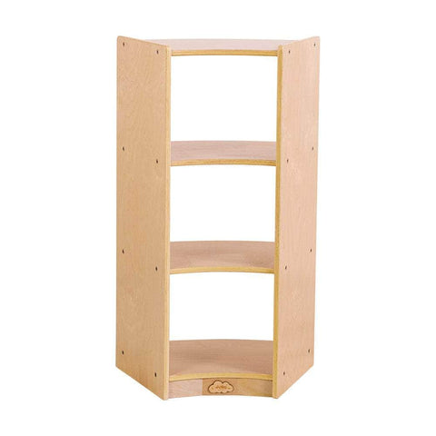 Children Curved Shelf With Open Back - H91cm