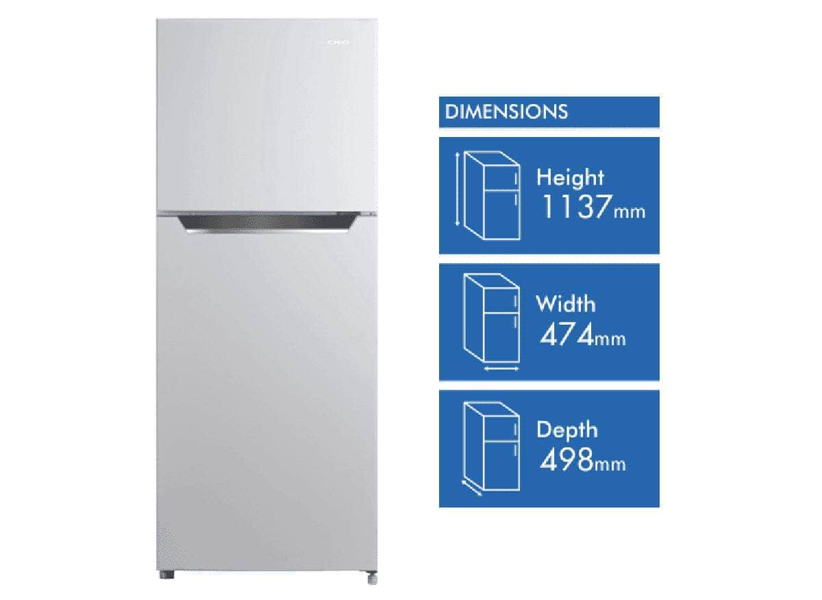 Chiq 118L Top Mount Refrigerator and Cooler CTM118DW