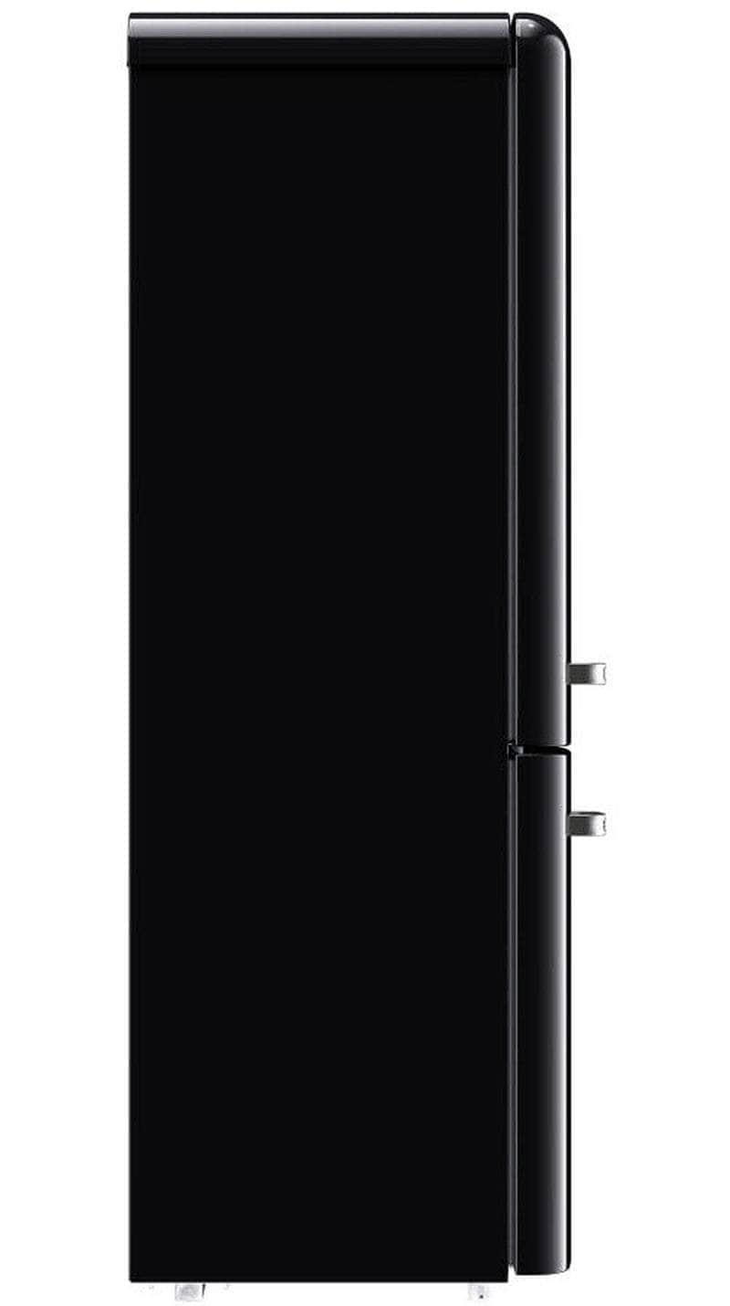 Chiq 231L Retro Bottom Mount Refrigerator Black CRBM229NB3 | Greater Sydney Only