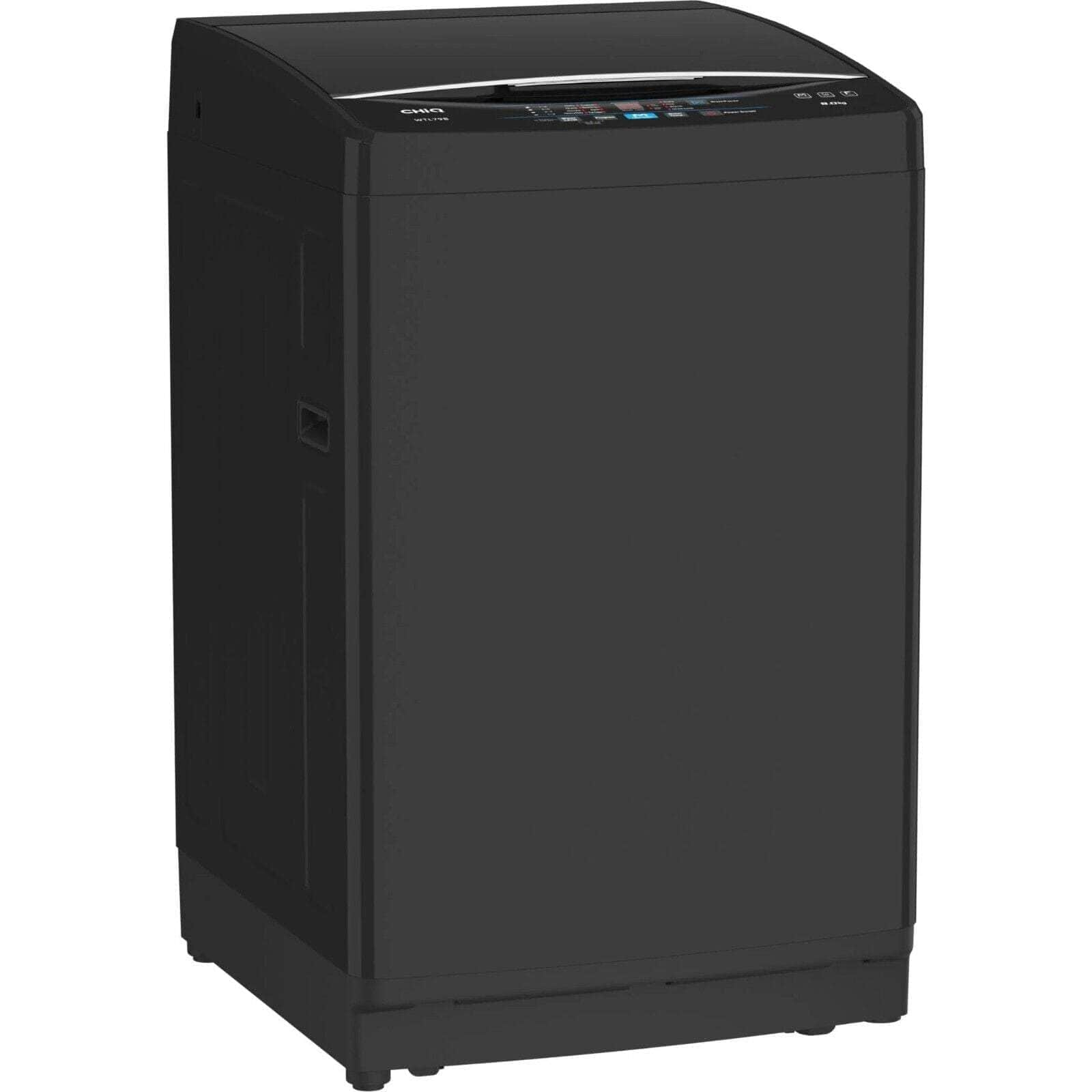 Chiq WTL79B 8Kg Top Load Washing Machine (Black), Top Loader Washer