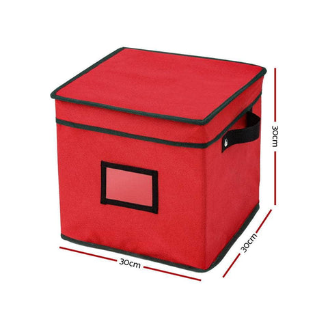 Christmas Baubles Storage Box with 64 Dividers