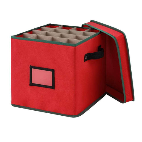 Christmas Baubles Storage Box with 64 Dividers