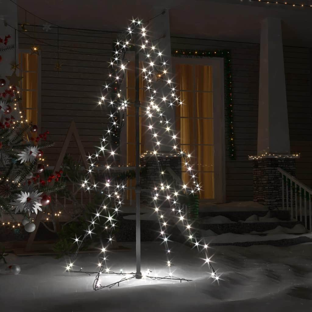 Christmas Cone Tree 160 LEDs Indoor and Outdoor