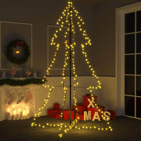 Christmas Cone Tree 240 LEDs Indoor and Outdoor