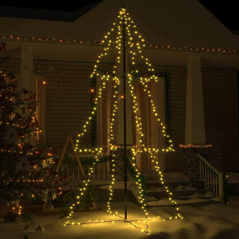 Christmas Cone Tree 300 LEDs Indoor and Outdoor