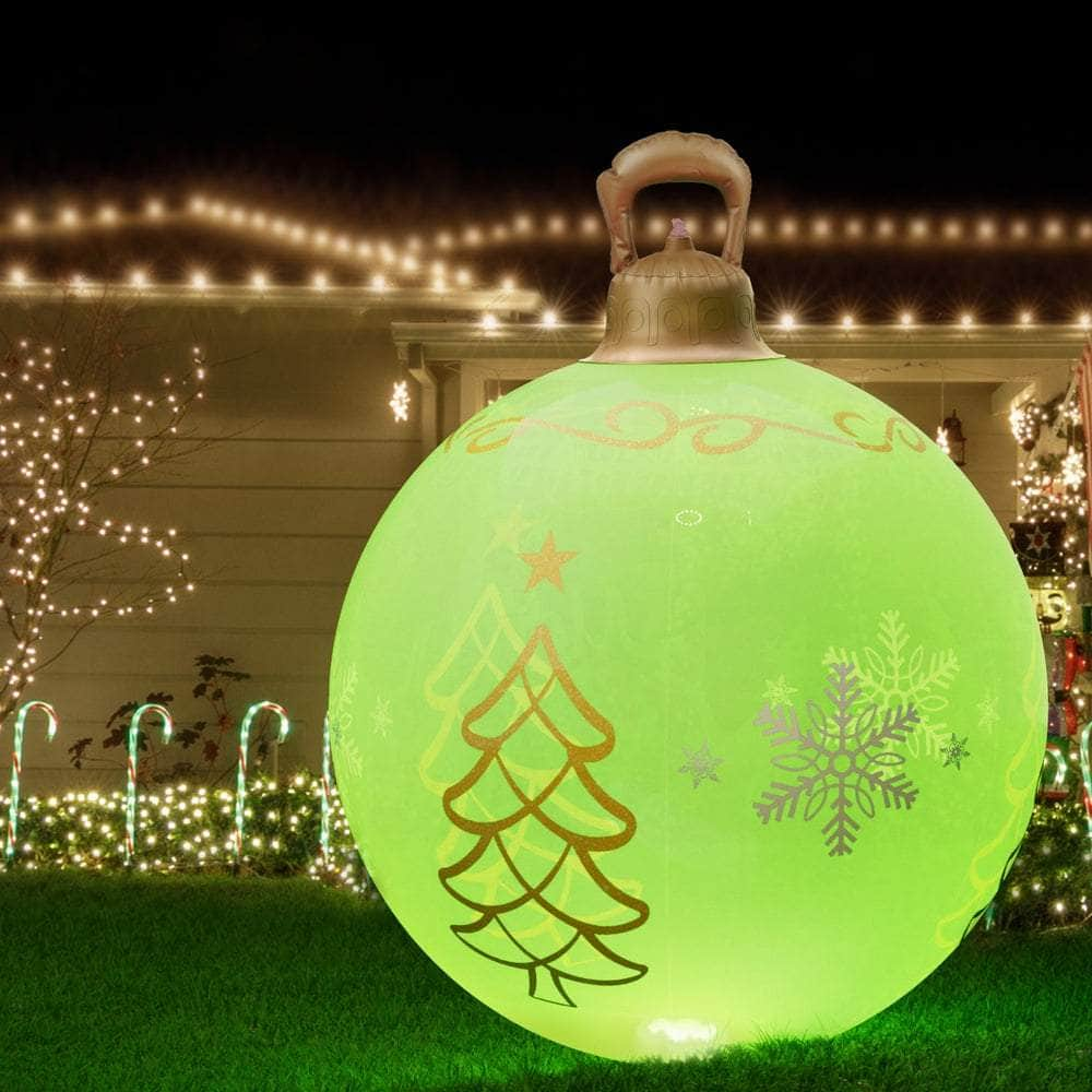 Christmas Inflatable Ball 60cm Led Illuminated Decoration