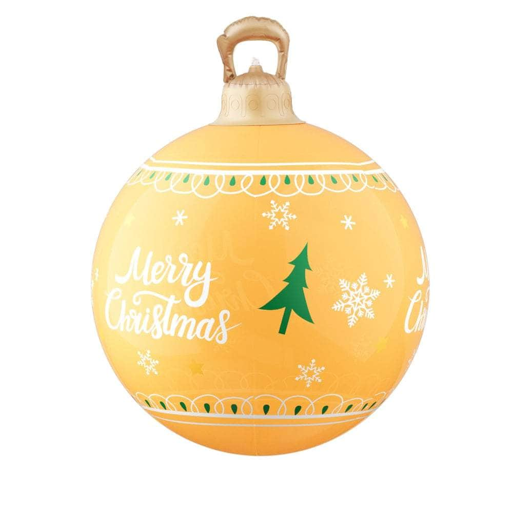 Christmas Inflatable Ball 60cm Led Illuminated Xmas Decoration