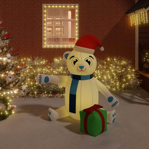 Christmas Inflatable LED Teddy Bear