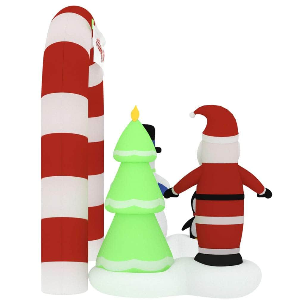 Christmas Inflatable Santa & Snowman