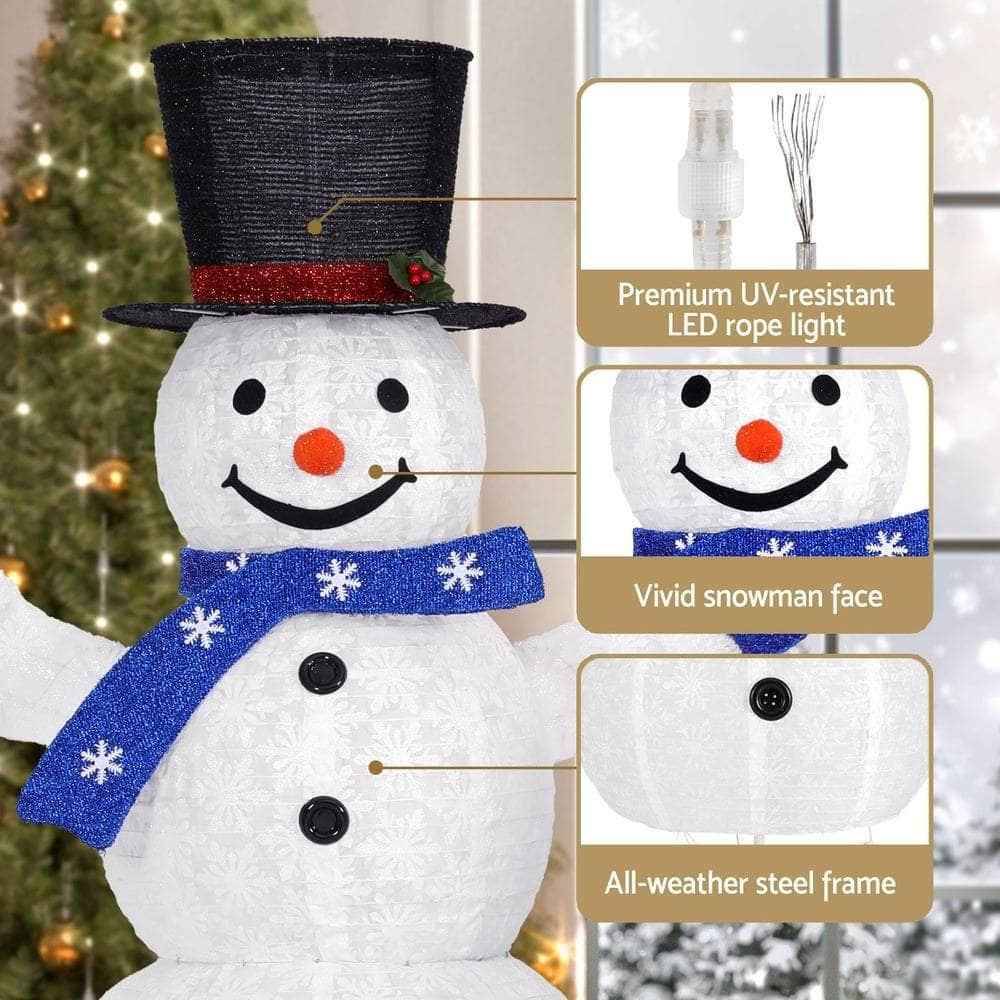 Christmas Lights 330 LED Fairy Lights Snowman Decoration Set