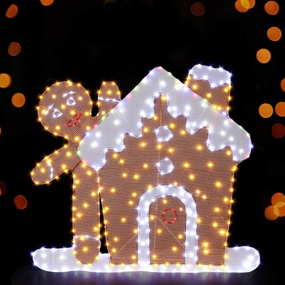 Christmas Lights Gingerbread Motif 330 LED Fairy Light Decoration