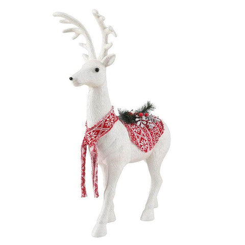 Christmas Reindeer Glitter Deer Ornaments Party Decorations