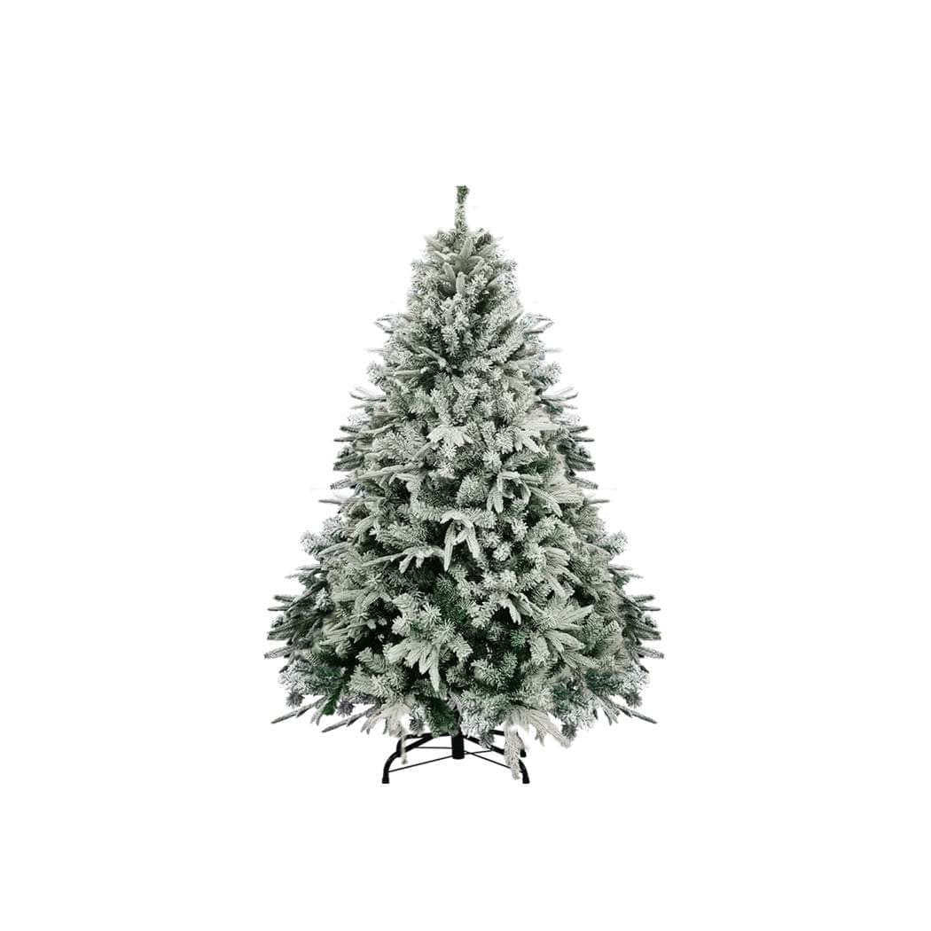 Christmas Tree 1.2M 4Ft Fairy Lights Snow Flocked Xmas Ornaments Decor