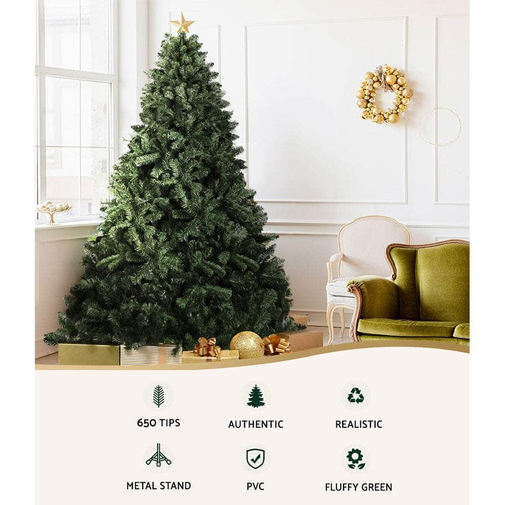 Christmas Tree 1.8m Green Xmas Tree Decorations 650 Tips