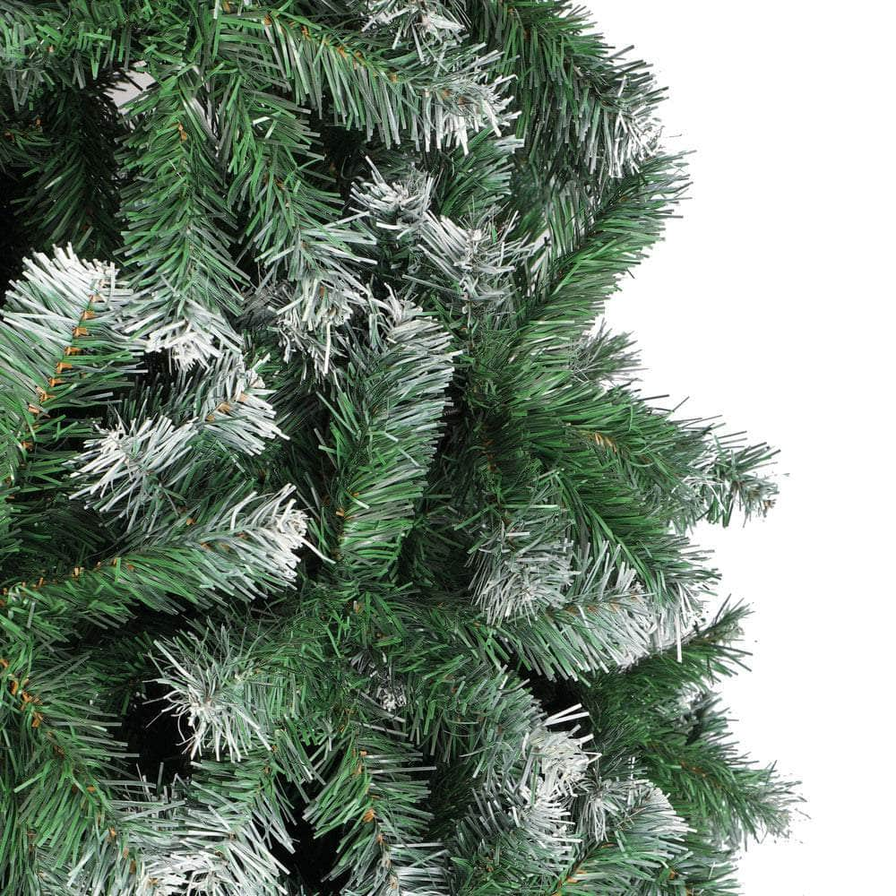 Christmas Tree Snowy Xmas Decorations Home Decor Green