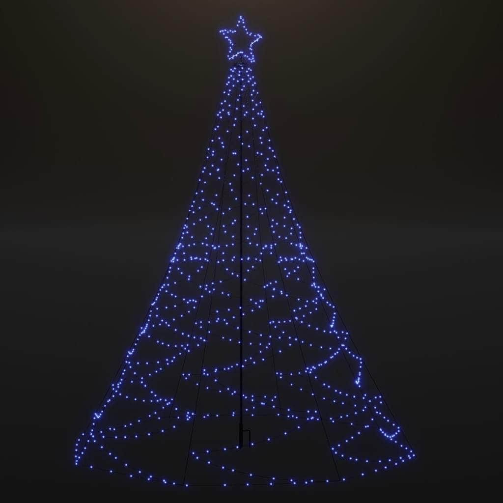 Christmas Tree with Spike Blue 1400 LEDs