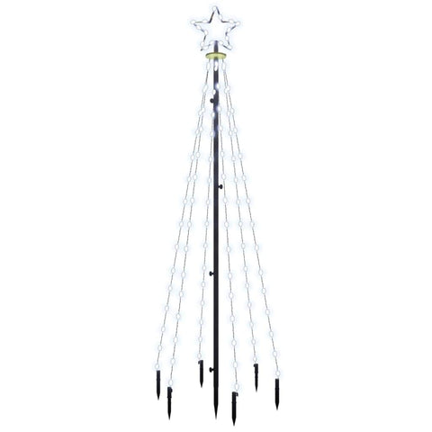 Christmas Tree with Spike Cold White 108 LEDs