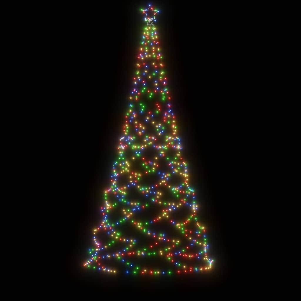 Christmas Tree with Spike Colourful 500 LEDs 300 cm